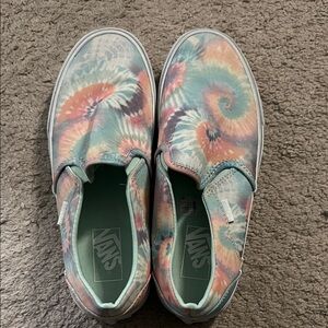 Vans Pastel Swirl Slip-On Sneakers